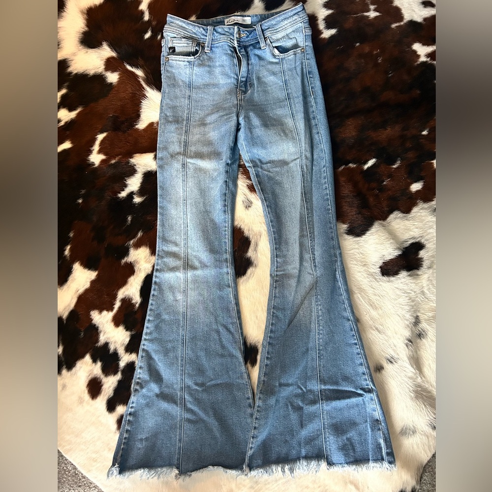 KanCan Light Blue Denim Flare Jeans